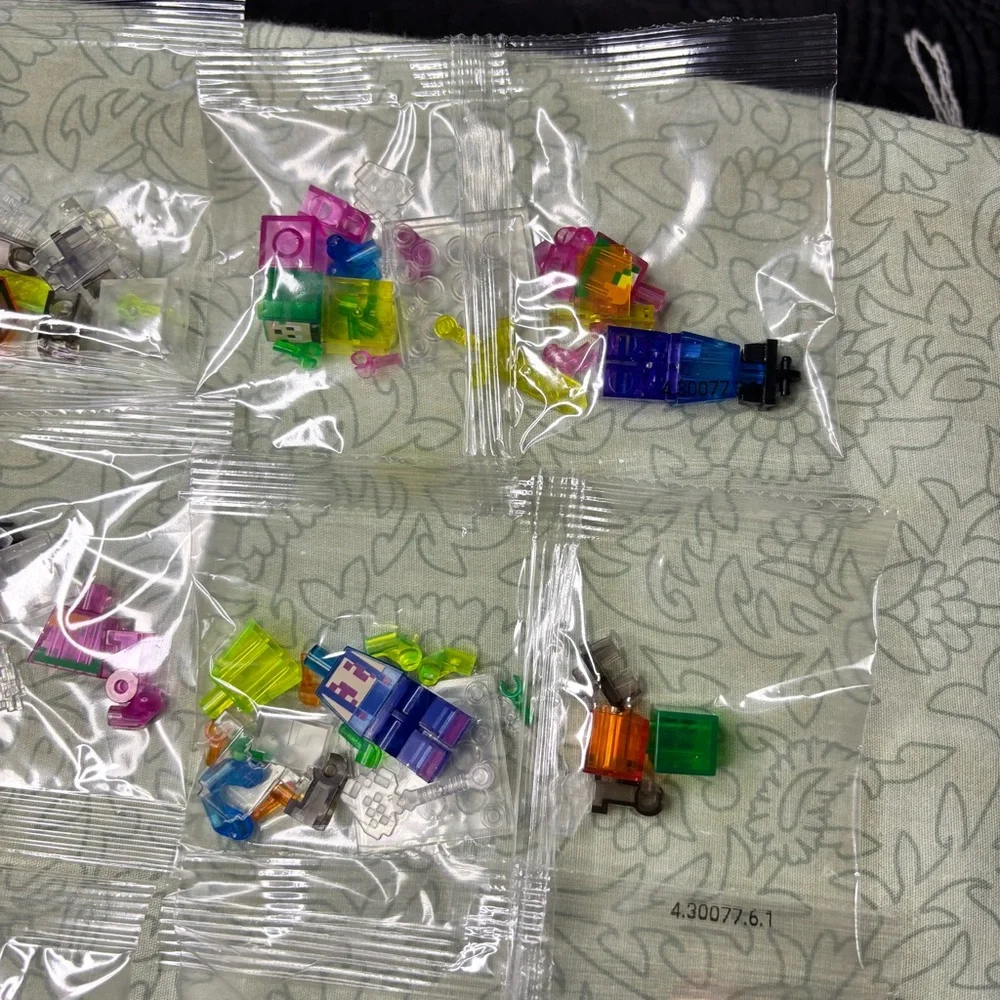 Minecraft mini Lego Bulk Lot off brand 5 packets gamer creeper Gift Idea New